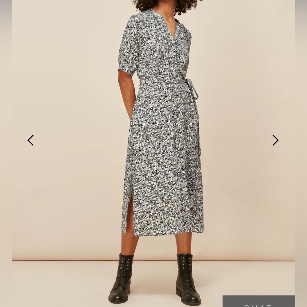 Whistles women midi dress pattern